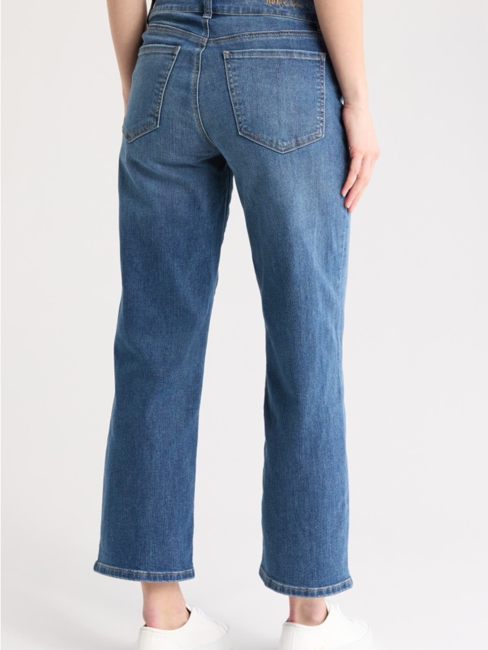 Kut From The Kloth Lucy High Rise Wide Leg Jeans Size 8 Medium Wash 25365 - Picture 2 of 15
